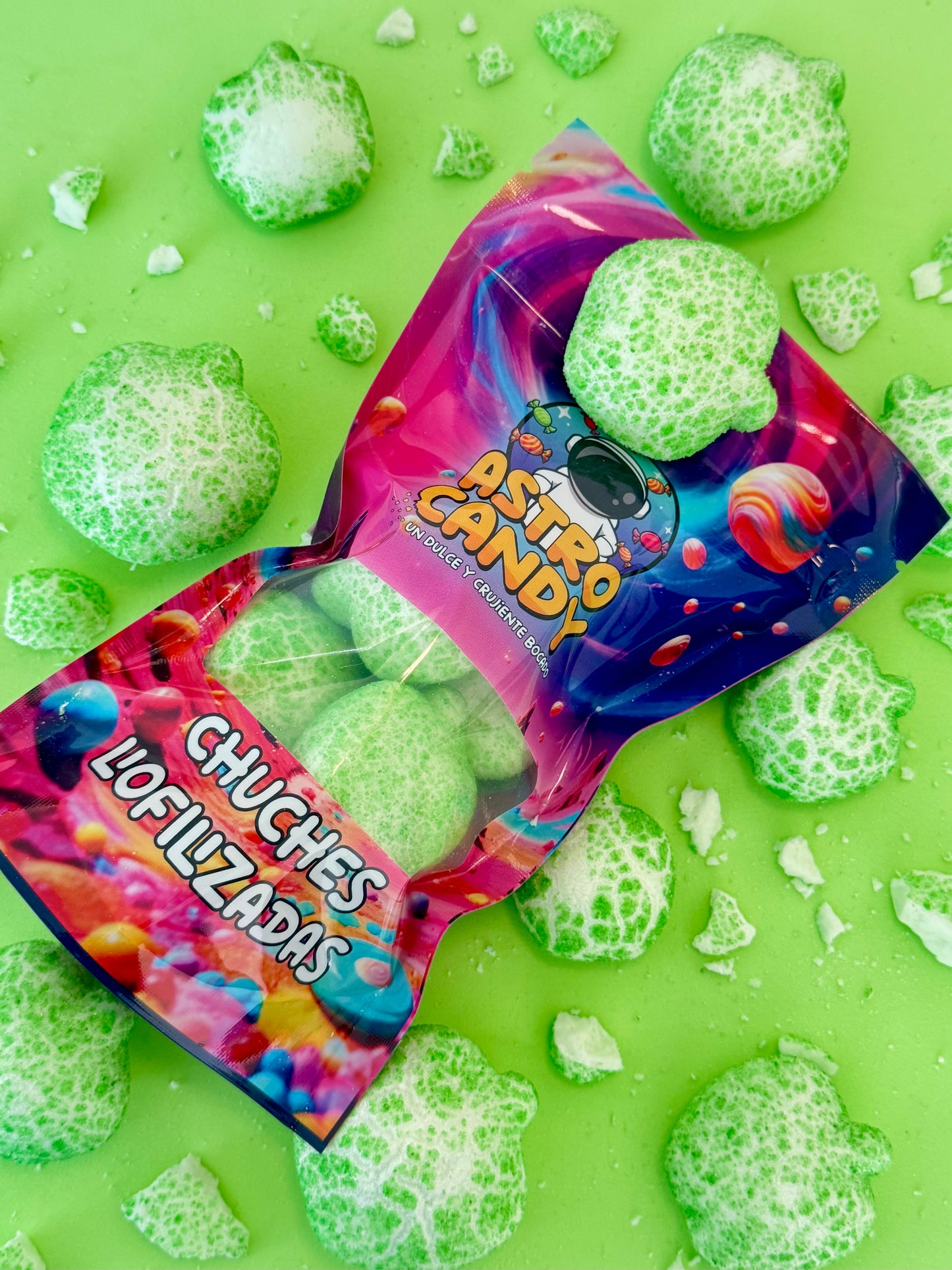 Manzanas liofilizadas